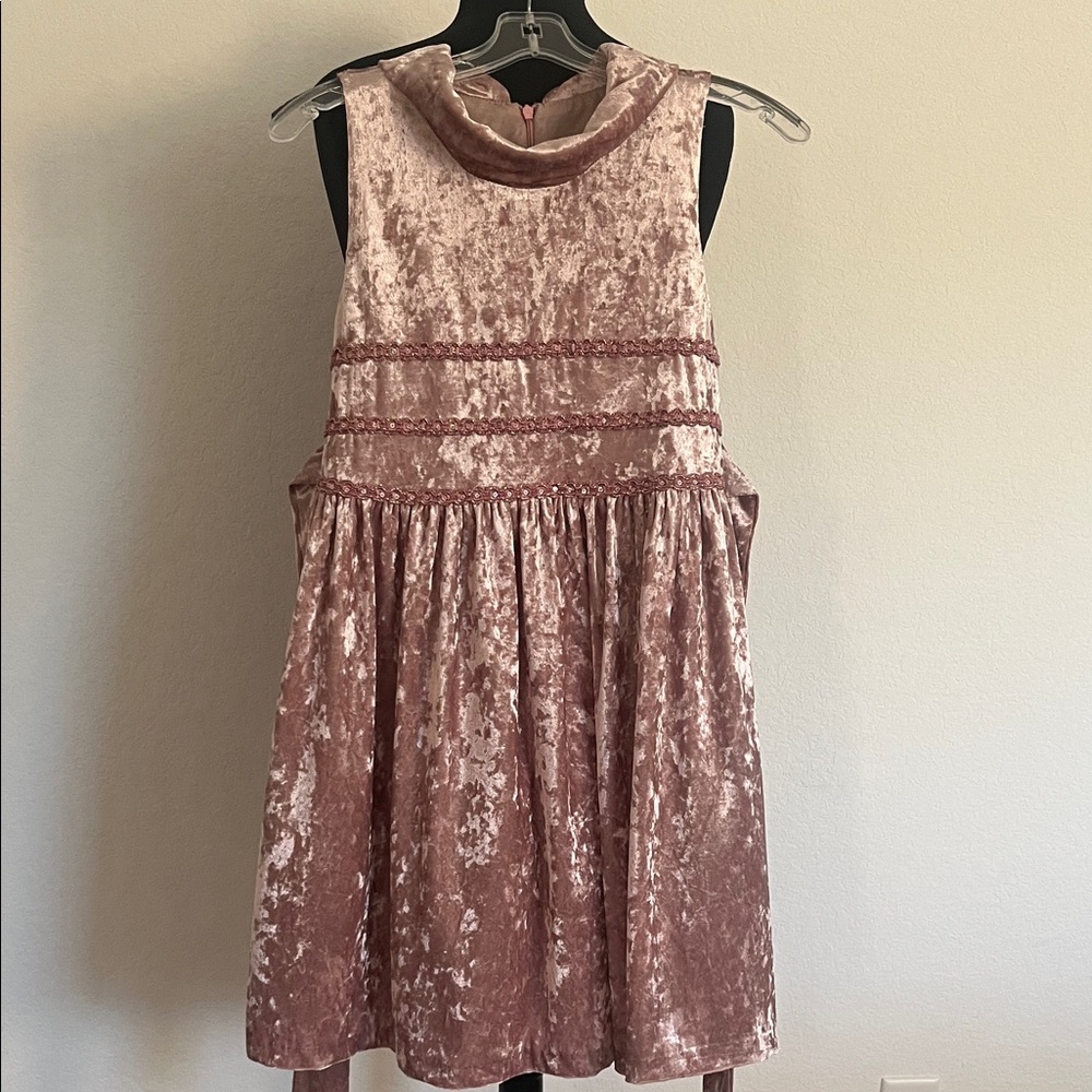 Bonnie Jean Velvet Dress